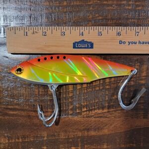 PlayAction Braid Runner Trolling Lure Adjustable Dive Depths Orange/Yellow 7"